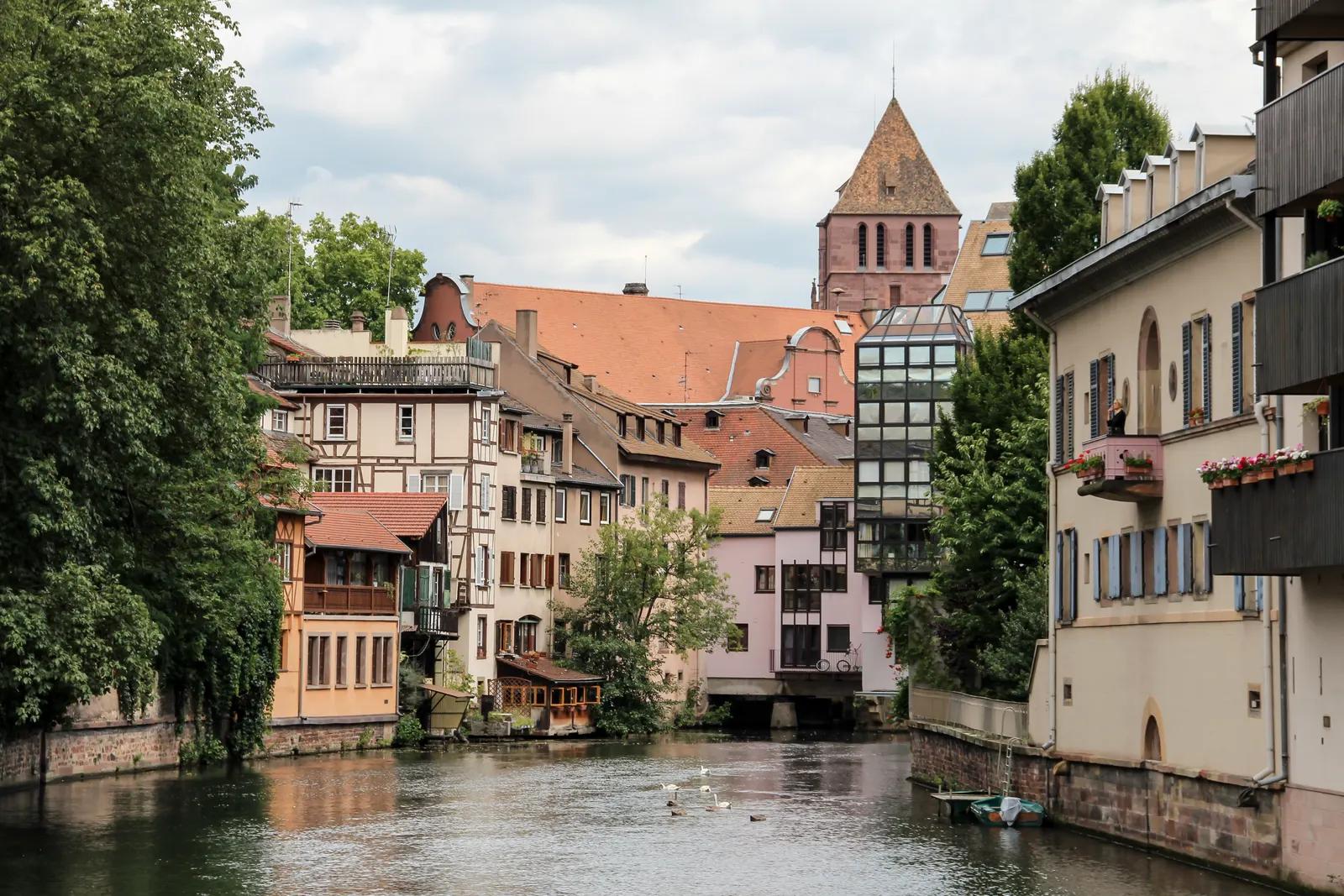 Le quartier de la Petite France à Strasbourg